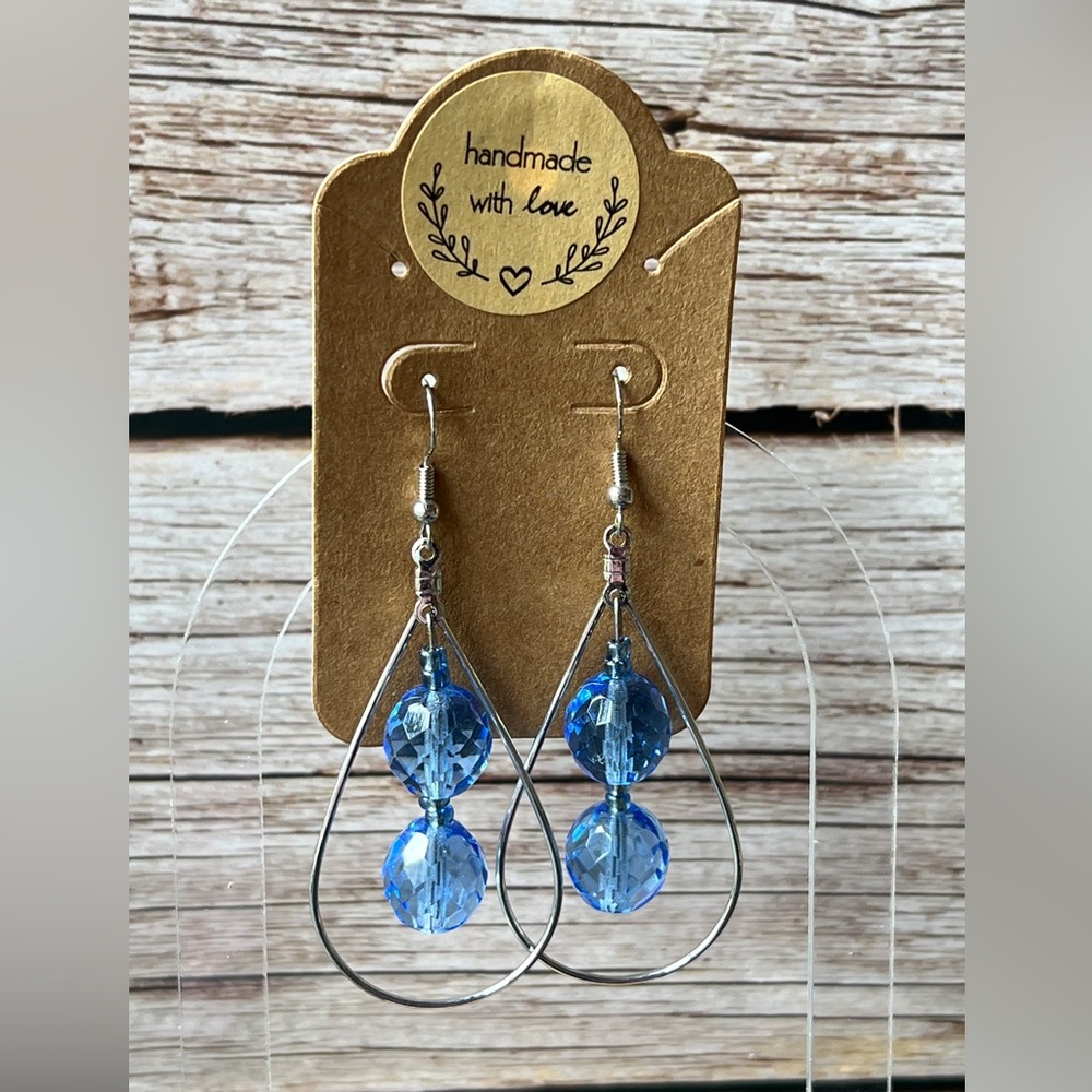 Blue Dangle Earrings